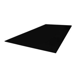 Chapa prepintada lisa C-25, negra